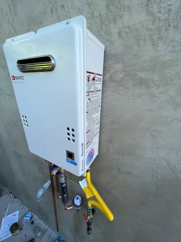 Tankless water heater installation for Eliot homes